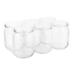 Okko OWA Armor JAR 540ML 6PCS WITHOUT LID 82MM