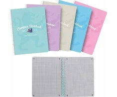 Oxford Ratai B5 + / 80K grotelės Campus Pastel (5vnt)