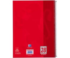 Oxford College bloknotas, A4+, 220x295 mm, 80 lapų, kvadratiniais kraštais (K+D),