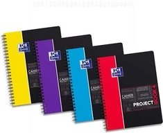 Oxford Kołonotatnik Project Book, A4+, 100K, grotelės (400037432)