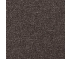 Kiemas lova su galvūgalio Tamsiai rudas 200 x 200 cm audinys
