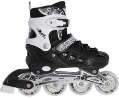 Riedučiai/pačiūžos Nils Extreme NH10905 juodi - PU76 mm/82A (M 35-38)