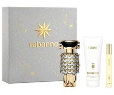 Paco Rabanne Rabanne Fame Eau De Perfume Purškiklis, 80 ml Set 3 Pieces