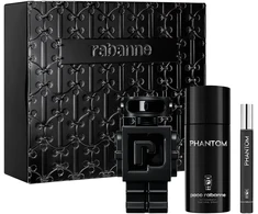 Set Paco Rabanne: Phantom In Raudona Eau De Parfum For Men, 100 ml + Phantom In Raudona Dezodorantas Purškiklis For Men, 150 ml