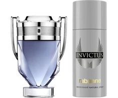 Paco Rabanne Invictus rinkinys tualetinio vandens purškiklis 100ml + purškiamas dezodorantas 150ml