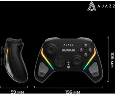 Pad Ajazz GP100 2.4G/BT/USB (jungiklis/PC/iOS/Android) RGB juodas