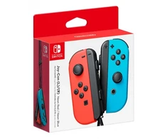 Nintendo Pad Joy-Con (L)/(R) Neoninė raudona/neoninė mėlyna, raudona, žydra, Bluetooth, žaidimų pultas, analoginis/skaitmeninis, Switch (10019744)