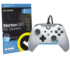 PDP kilimėlis PDP XS/PC laidinis kilimėlis, baltas + Norton 360 GAMERS 1U3D1Y
