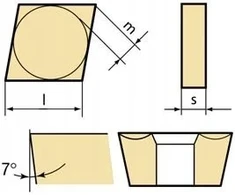 Pafana PLOKŠTELĖ CCMT 09T308 SSP BP30SP2