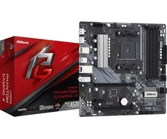 Pagrindinė plokštė ASROCK A520M PHANTOM GAMING 4 AM4 DDR4 4xSATA 2xM.2 mATX MB