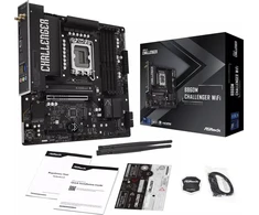 „Asrock B860M Challenger WiFi Intel B860 LGA 1851“ (V1 lizdas) „micro ATX“ pagrindinė plokštė