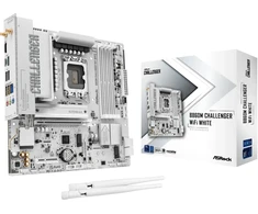 Pagrindinė plokštė ASRock B860M Challenger WiFi Baltas 1851 mATX HDMI/DP DDR5