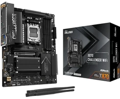 Pagrindinė plokštė ASRock X870 Challenger WiFi AM5 ATX HDMI/USB-C