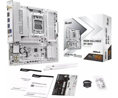 Pagrindinė plokštė ASRock B850M Challenger WiFi Baltas AM5 mATX HDMI/DP DDR5