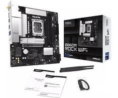 Pagrindinė plokštė Asrock B860M Rock WiFi Intel B860 LGA 1851 (Socket V1) „micro ATX“