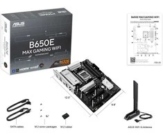 ASUS B650E MAX GAMING WIFI AMD B650 DDR5 ATX pagrindinė plokštė 1xHDMI 1xDP 3xM.2 4xSATA