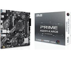 pagrindinė plokštė Asus PRIME A520M-K ARGB