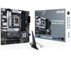 Pagrindinė plokštė ASUS Intel B660 / LGA1700 / MicroATX / Memory DDR4 / Atminties lizdai 4 / 1xPCI-Express 3.0 1x / 1xPCI-Express 3.0 4x / 1xPCI-Express 4.0 16x / 2xM.2 / 2xHDMI / 1xDisplayPort / 2xAudio-In / 1xAudio-Out / 4xUSB 2.0 / 2xUSB 3.2 / 1xPS/2 / 1xRJ45 / PRIMEB660M-AWIFID4