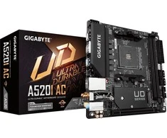 Pagrindinė plokštė Gigabyte A520 AM4 Mini ITX