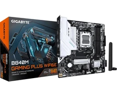 Pagrindinė plokštė GIGABYTE B840M GAMING PLUS WIFI6E AMD B840 Lizdas AM5 micro ATX