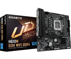 Pagrindinė plokštė „Gigabyte H610M D3H WIFI DDR4“ | Procesoriaus šeima „Intel“ | Procesoriaus lizdas LGA1700 | Palaikomos standžiojo disko sąsajos SATA, M.2 | SATA jungčių skaičius: 4
