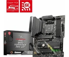 Pagrindinė plokštė MSI | MAG B550 TOMAHAWK MAX WIFI | Procesorių šeima AMD | Procesoriaus lizdas AM4 | DDR4 DIMM | Atminties lizdai 4 | Palaikomos standžiojo disko sąsajos SATA, M.2 | SATA jungčių skaičius 6 | Lustų rinkinys AMD B550 | ATX