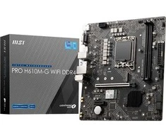 pagrindinė plokštė MSI PRO H610M-G WIFI