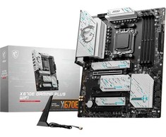 Pagrindinė plokštė MSI | X670E GAMING PLUS WIFI | Procesorių šeima AMD | Procesoriaus lizdas AM5 | DDR5 | Palaikomos standžiojo disko sąsajos SATA, M.2 | SATA jungčių skaičius 4