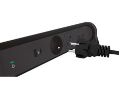 Legrand Prailginimo laidas 3x2pz + usb a/c 1,5m juodas