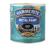 PAINT HAMMERITE SATEEN Juodas 250ML