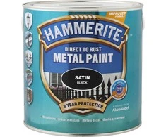 PAINT HAMMERITE SATEEN Juodas 2.5L