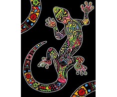 Painting Velvet Aksominis spalvinimo puslapis 47x35 Gecko