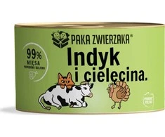 PAKA ZWIERZAKA kalakutiena su veršiena - šlapias kačių ėdalas - 200 g