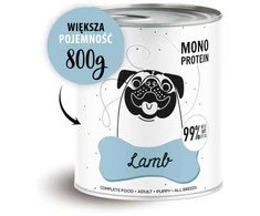 Šunų Maistas - PAKA ZWIERZAKA Pepe Avienos Drėgnas Maistas 800g Visoms Veislėms