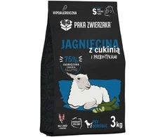PAKA ZWIERZAKA ėriena su cukinijomis S - sausas šunų maistas - 3kg