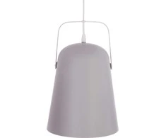 Pakabinamas šviestuvas Atmosphera Metalinis lubinis šviestuvas, pilkas, Ø 22 cm