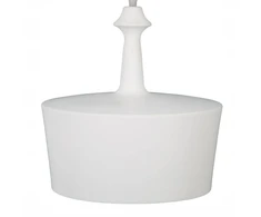 Pakabinamas šviestuvas Bigbuy Home Lubų šviestuvas, pakabinamas, baltas, Ø 31 cm