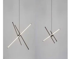Pakabinamas šviestuvas Domoletti Pakabinamas LED šviestuvas „Tanger“, 90 cm, juodas