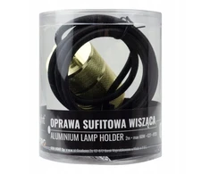 Pakabinamas šviestuvas Ecolight Pakabinamas lubinis šviestuvas 2 m E27 auksinis