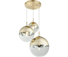 Pakabinamas šviestuvas Globo Toys Lampa wisząca Globo VARUS nowoczesna auksinė (15855-3)