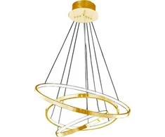 Pakabinamas šviestuvas Azzardo WHEEL moderni aukso spalvos pakabinama lempa (AZ2918)