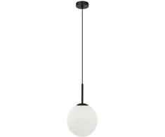Italux pakabinamas šviestuvas Deore PND-5578-1S-BK Italux metalinis stiklas juodai baltas