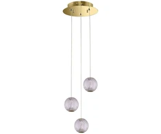 Italux LED Rosario 12,6 W auksinis pakabinamas šviestuvas