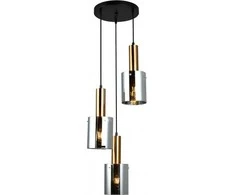 Lubinis šviestuvas Italux Pakabinamas šviestuvas PND-5581-3A-BRO+SG