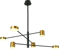 Italux Pakabinamas šviestuvas Remdal PND-16374-6-BK-GD-3K