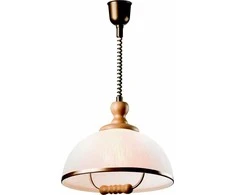 Pakabinamas šviestuvas Lamkur Lamkur Ramona 47942 pakabinamas šviestuvas 1x60W E27 balta/pušis