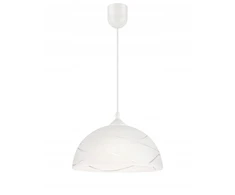Pakabinamas šviestuvas Lampa wisząca Lamkur Zwis Sfera 1x60W E27 balta (28088)