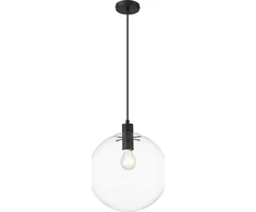 Pakabinamas šviestuvas Lampa wisząca Light Prestige Wisząca Puerto duża juoda (LP-004/1P L BK) - Light Prestige