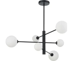 Pakabinamas šviestuvas Lampa wisząca Light Prestige Dorado 6 lampa wisząca juoda LP-002/6P BK