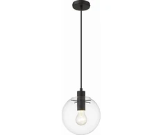 Pakabinamas šviestuvas Lampa wisząca Light Prestige Lampa wisząca juoda do salonu Light Prestige Puerto LP-004/1P S BK